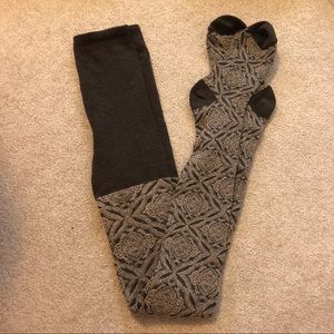 Heather Taupe Cotton Sweater Tights